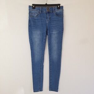 Tala Jeans 4 Womens Regular Size Blue Denim Skinny Leg Stretch Mid Rise Casual